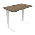 Małe biurko z regulacją wysokości z blatem w kolorze orzecha 501-37 o szerokości 92 cm