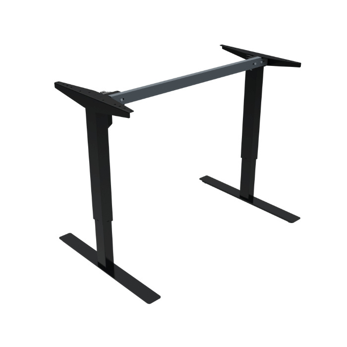 Stelaż biurka regulowany czarny 501-47 o szerokości 112 cm Stelaż biurka regulowany czarny 501-47 o szerokości 112 cm
