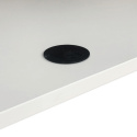 Blat biurka komputerowego w kolorze białym o rozmiarze 120x60 cm