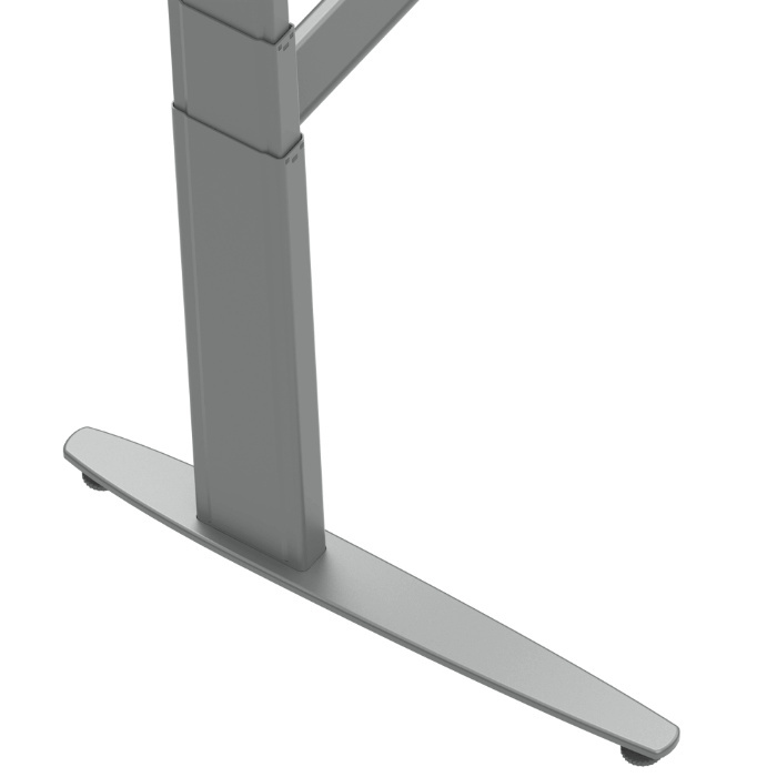 Elektrycznie regulowana noga do biurka 501-25 w kolorze srebrnym
