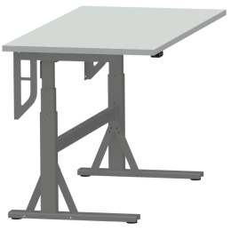 Stół roboczy warsztatowy z regulacją wysokości Bench 350, 186,5x55 cm