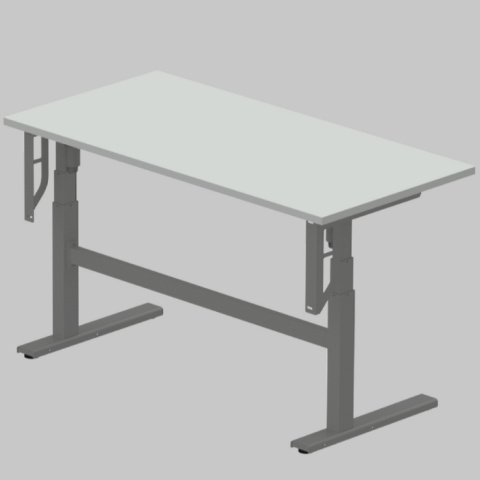 Stół przemysłowy z regulacją wysokości i blatem 200x60 cm Stół przemysłowy z regulacją wysokości i blatem 200x60 cm