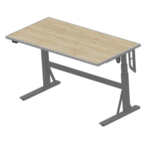 Stół ślusarski regulowany Bench 350 z blatem w kolorze buk Stół ślusarski regulowany Bench 350 z blatem w kolorze buk