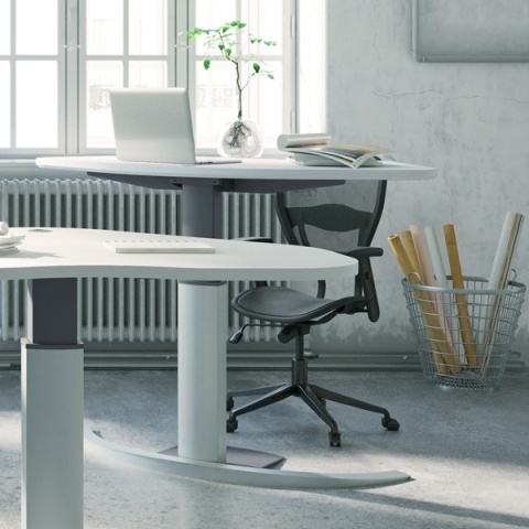 Biurko elektryczne na jednej nodze 501-19, 120x60 cm Biurko elektryczne na jednej nodze 501-19, 120x60 cm