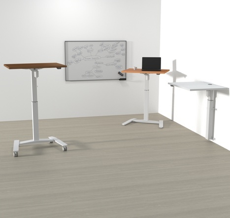 Biurko komputerowe regulowane 100x60 cm z zestawem kółek Biurko komputerowe regulowane 100x60 cm z zestawem kółek