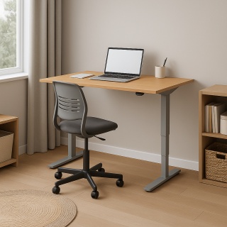 Biurko regulowane dla dzieci GrowDesk, 80x60 cm