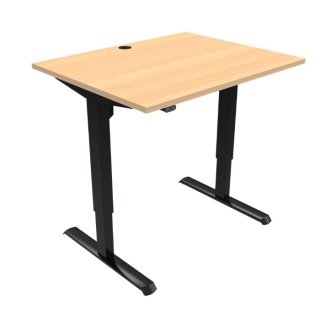 Biurko regulowane elektrycznie 501-33, 100x80 cm