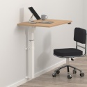 Biurko ścienne regulowane elektrycznie 501-9, 80x60 cm