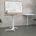 Biurko ścienne regulowane elektrycznie 501-9, 80x60 cm