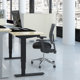 Biurko z ruchomym blatem GrowDesk, 120x60 cm