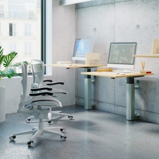 Stelaż biurko ścienne z regulacją wysokości UniFlex