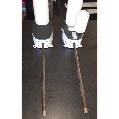 Stelaż biurka z regulacją wysokości RoundEdge, 116-176x66 cm - model powystawowy